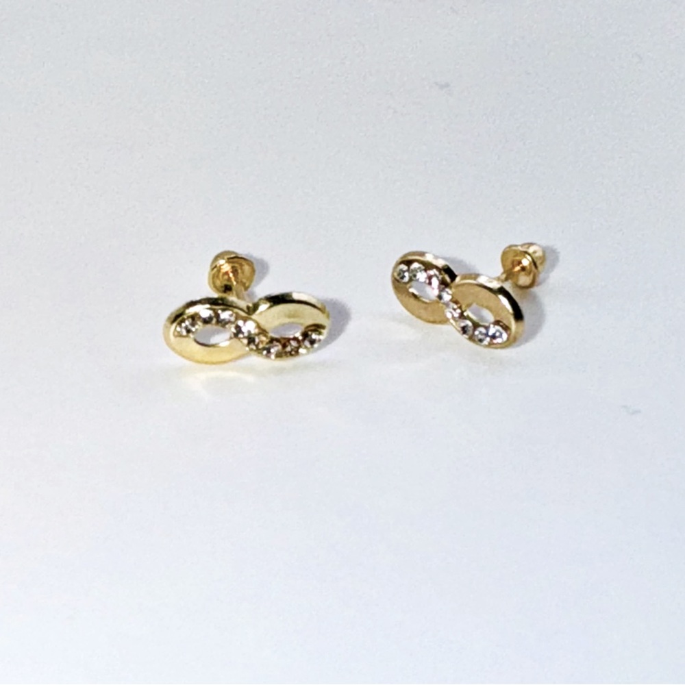 10K Solid Gold Earrings | Free Appraisal | Secure Lock | Unisex | Real Gold Stud